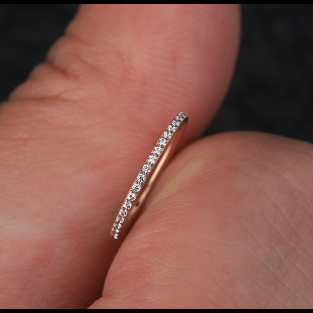 Rose Gold 8G 10mm Hoop